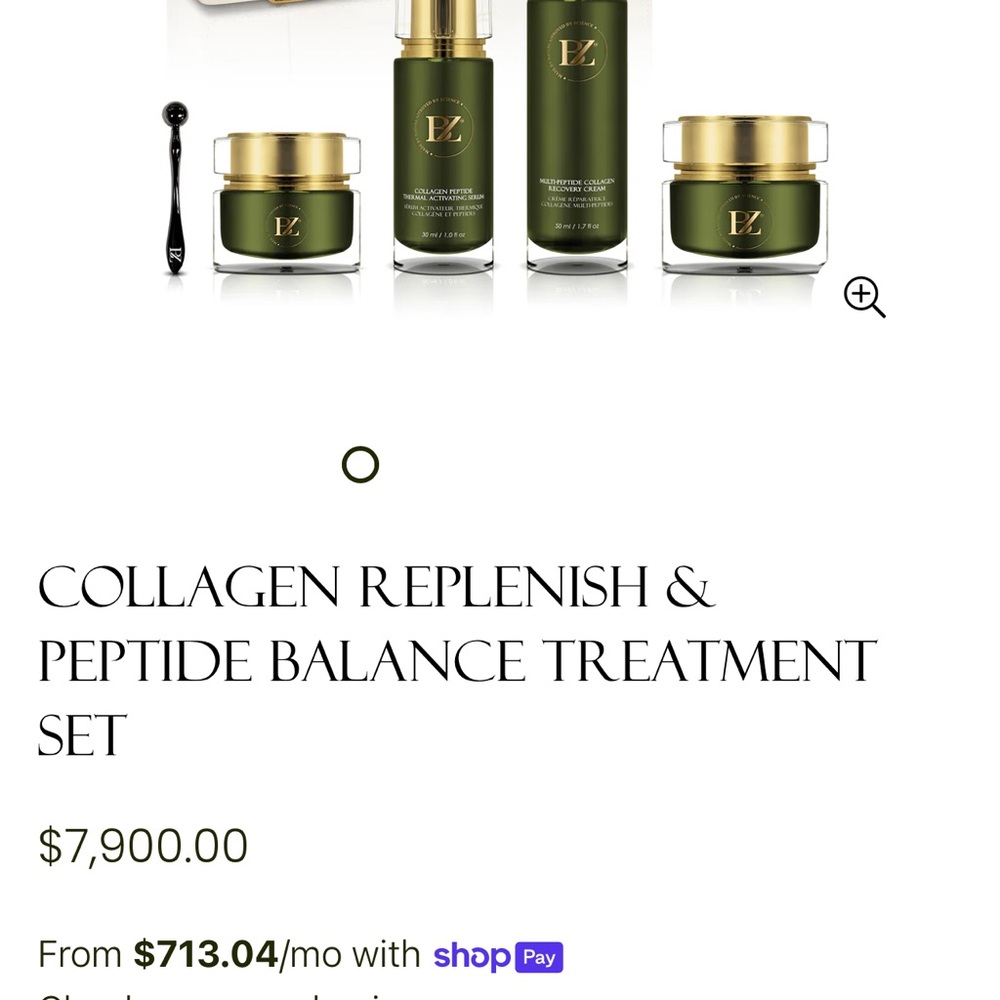 Below Zero Collagen Replenish & Peptide Balance Treatment Set